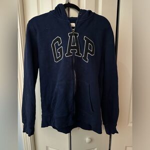 GAP Dark Blue Zip-Up Hoodie